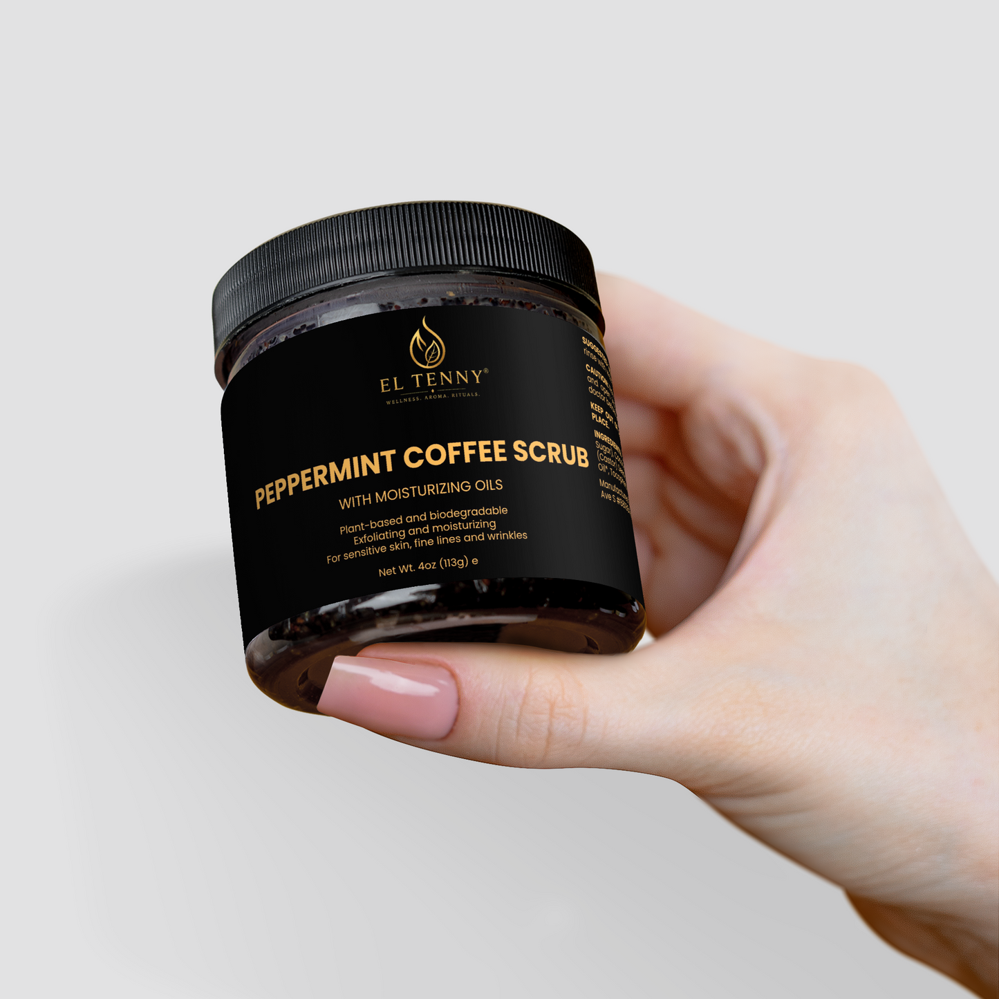 El Tenny® Peppermint Coffee Scrub