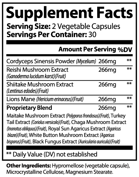 Mushroom Complex 10X