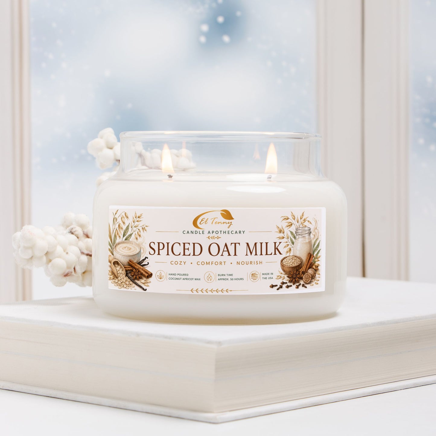 El Tenny™ Spiced Oat Milk Apothecary Candle