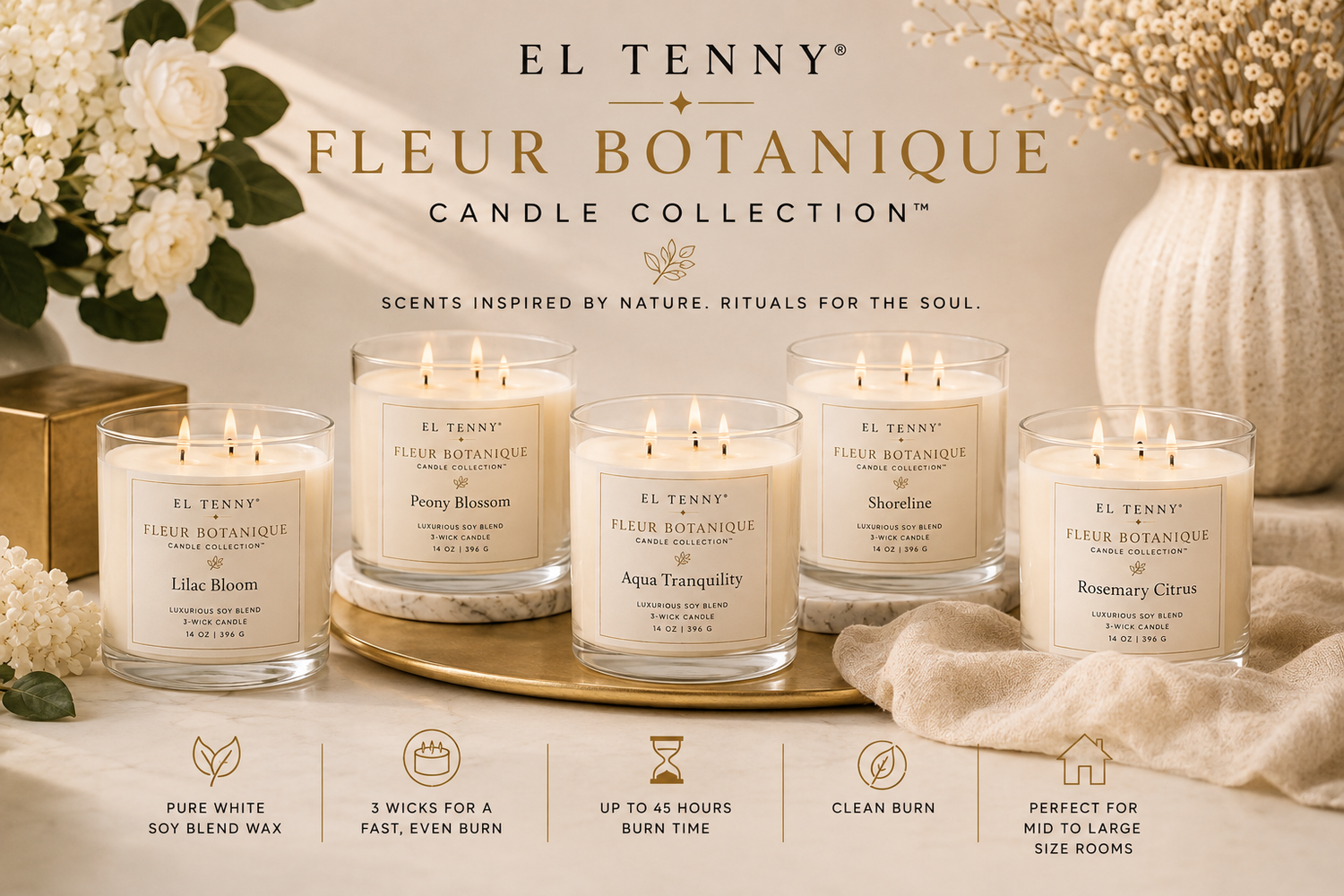 Fleur Botanique Candle Collection™ | El Tenny®