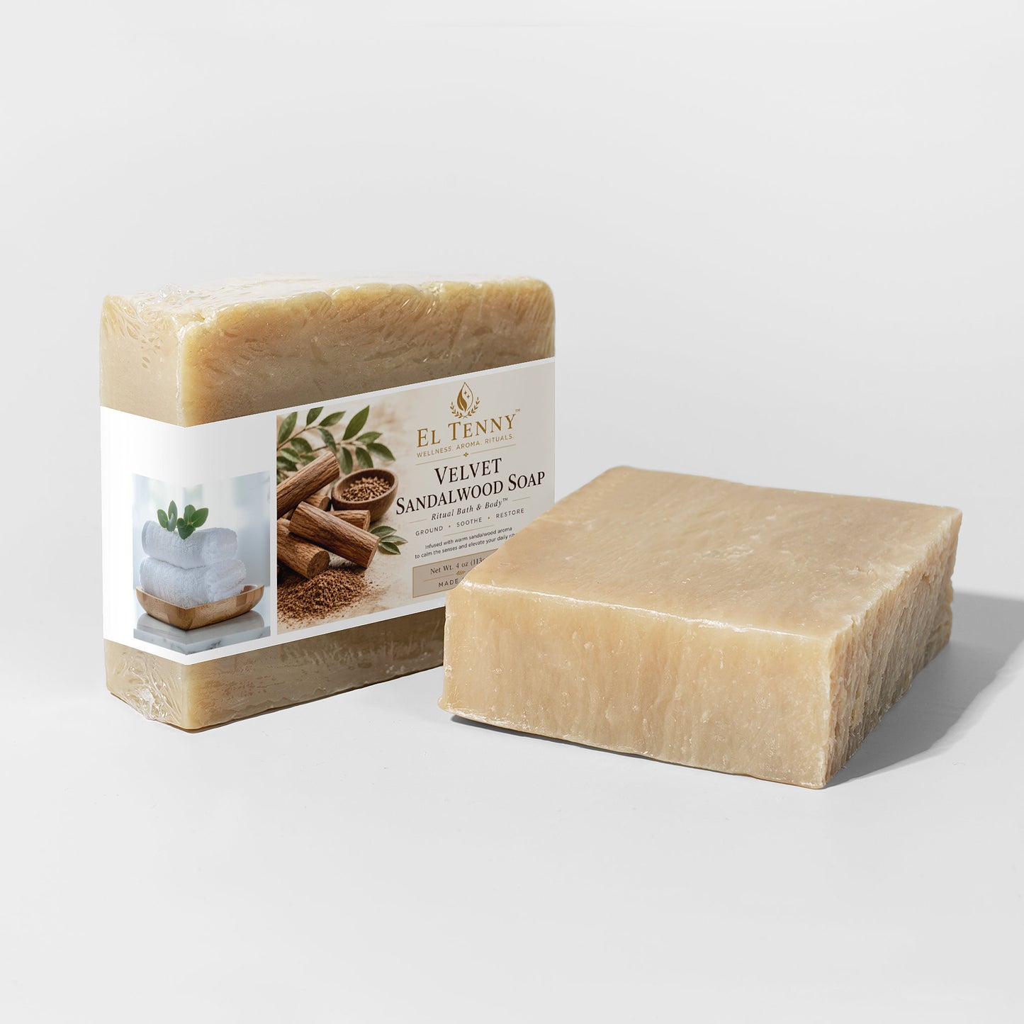 Velvet Sandalwood Soap | Ritual Bath & Body™ by El Tenny™