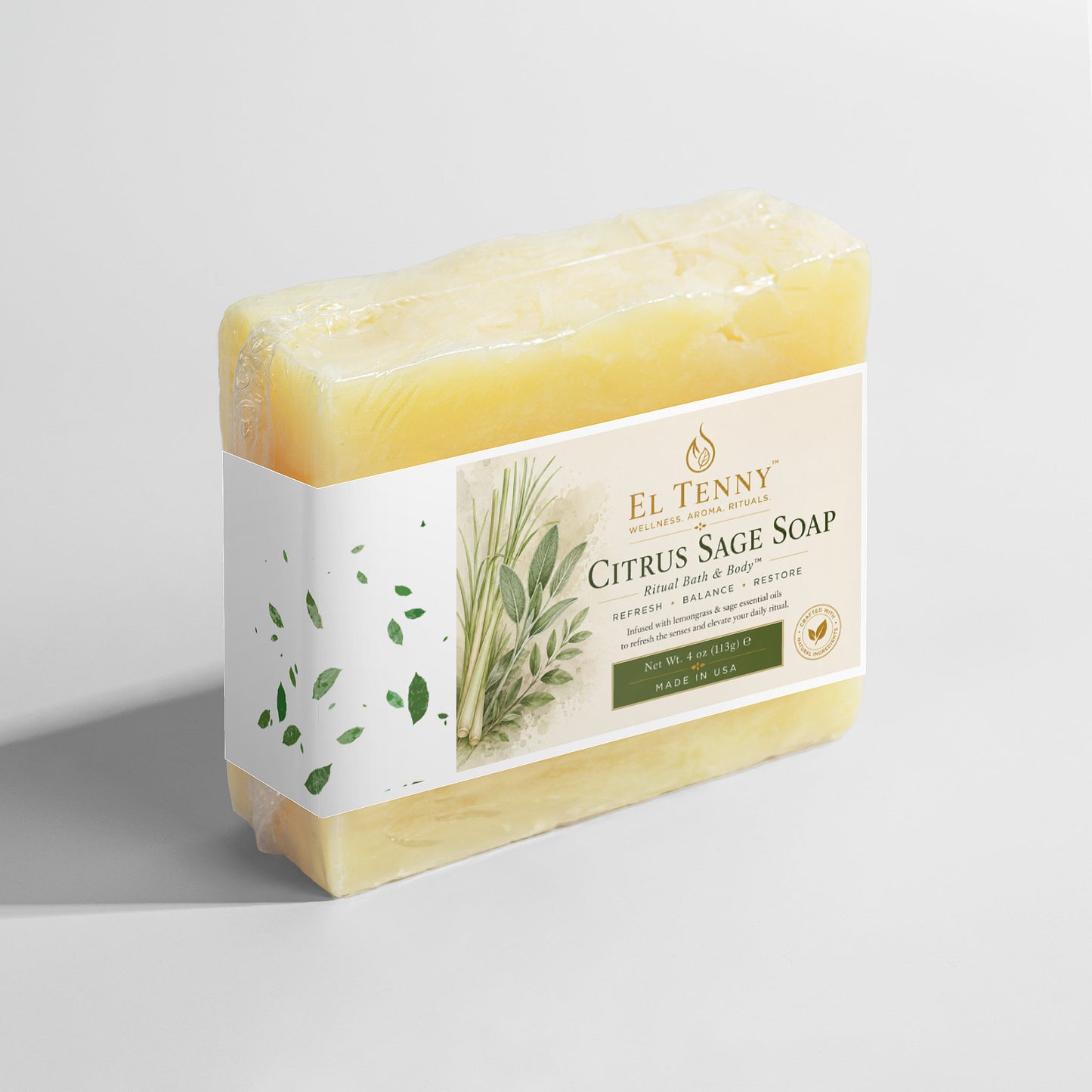 Citrus Sage Soap | Ritual Bath & Body™ by El Tenny™