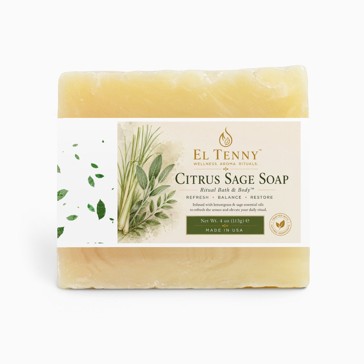 Citrus Sage Soap | Ritual Bath & Body™ by El Tenny™