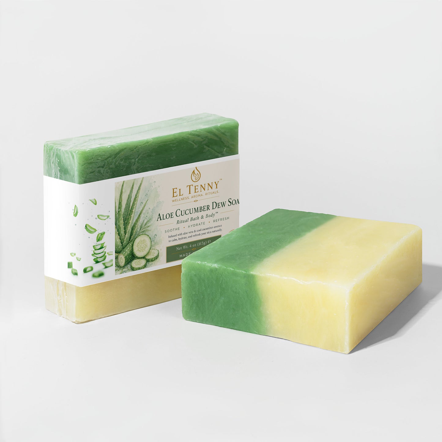 Aloe Cucumber Dew Soap | Ritual Bath & Body™ by El Tenny™