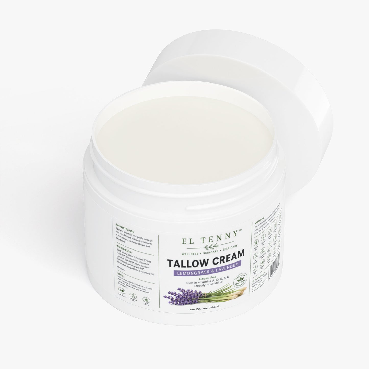 El Tenny™ Tallow Cream – Lemongrass & Lavender
