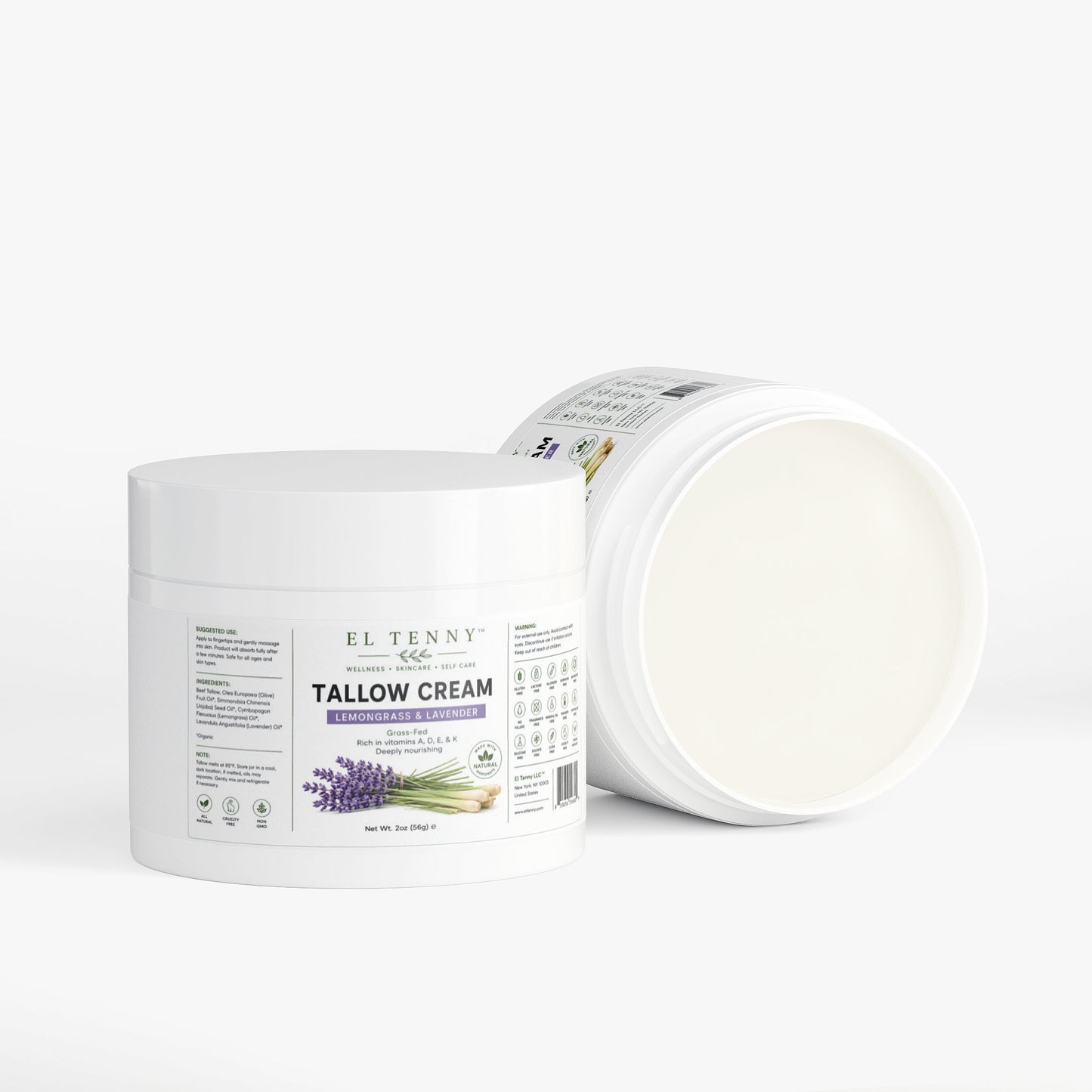 El Tenny™ Tallow Cream – Lemongrass & Lavender
