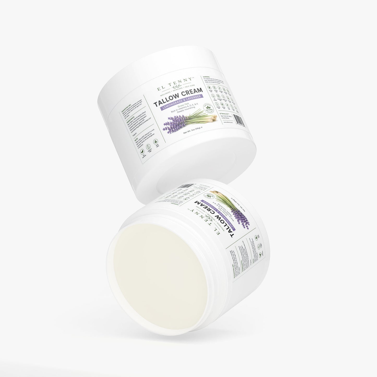 El Tenny™ Tallow Cream – Lemongrass & Lavender
