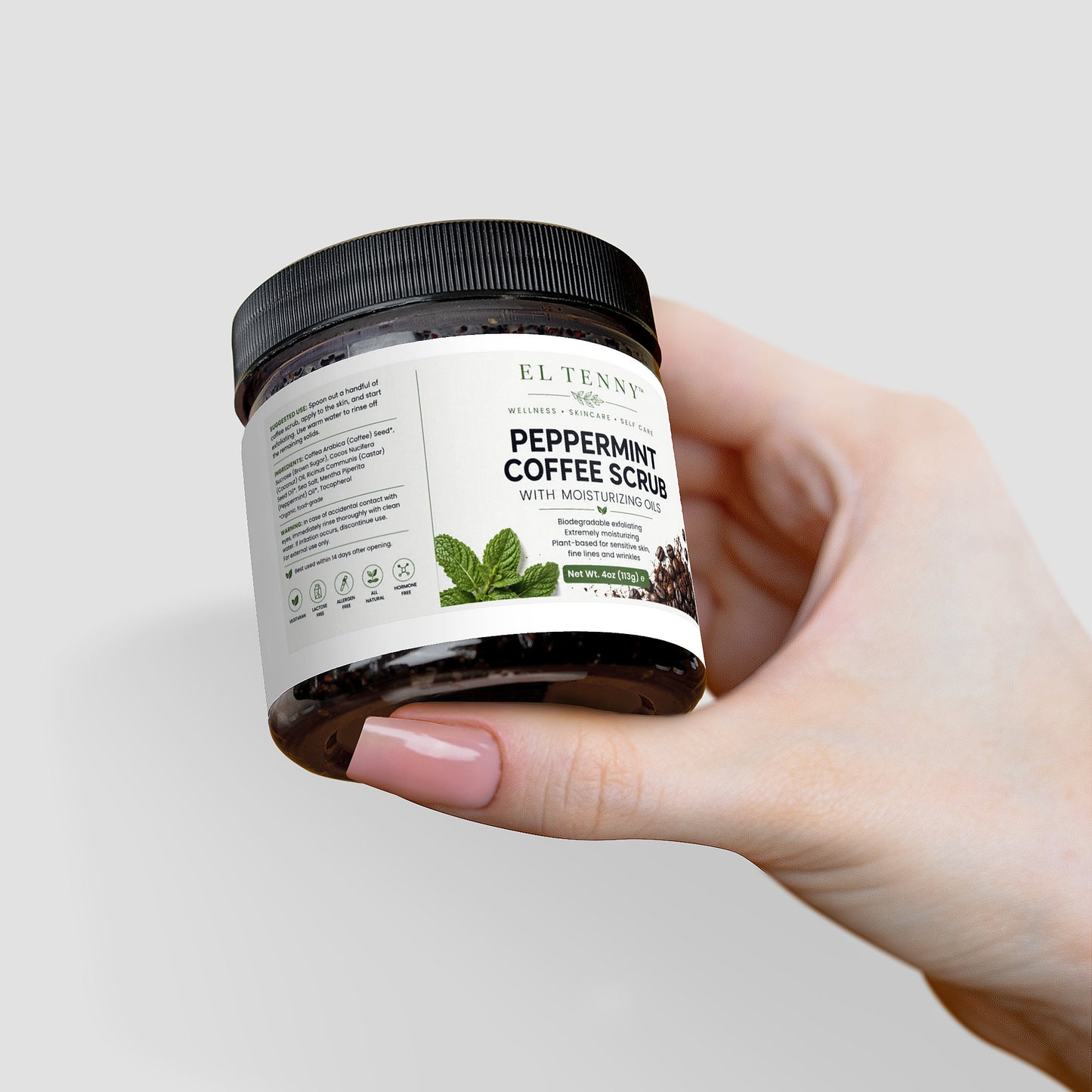 El Tenny™ Peppermint Coffee Scrub