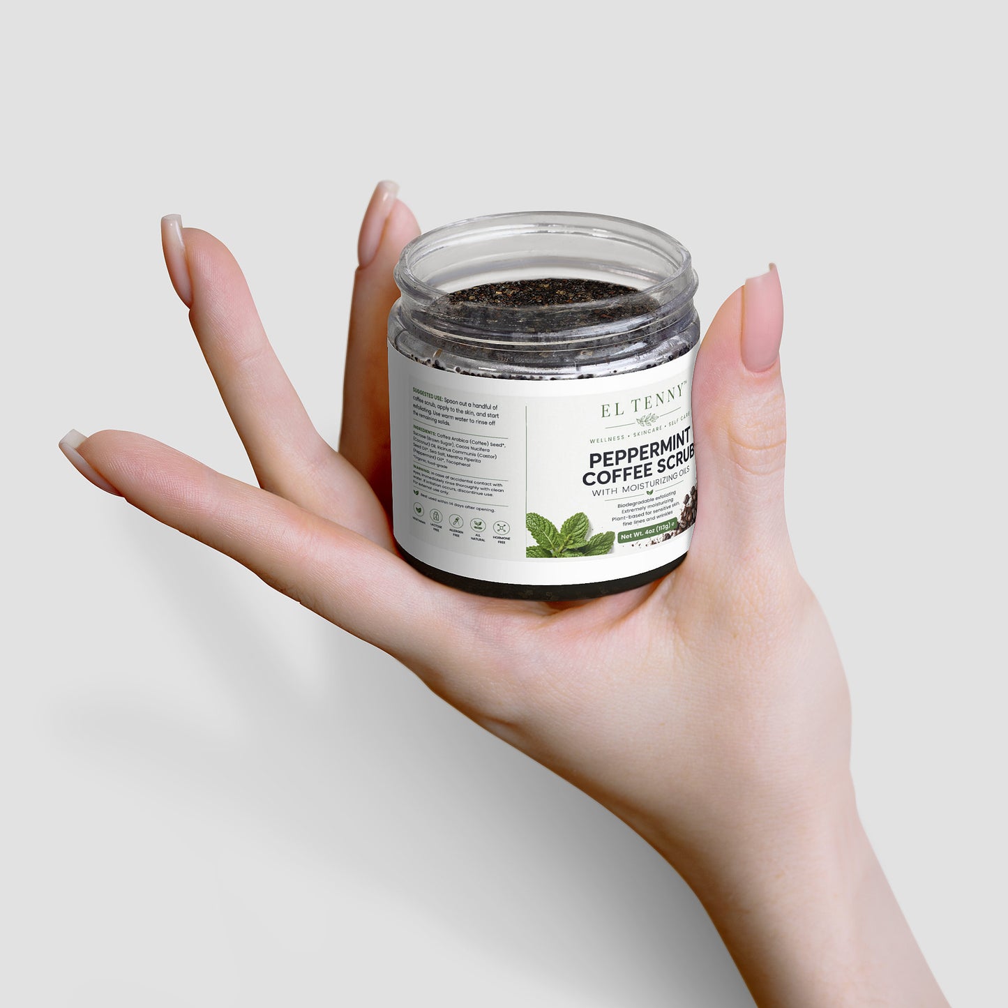 El Tenny™ Peppermint Coffee Scrub