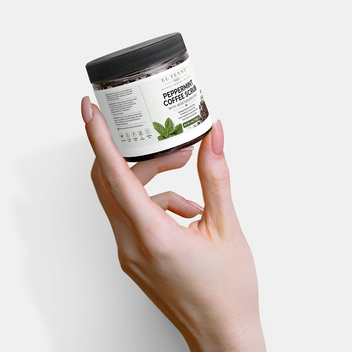 El Tenny™ Peppermint Coffee Scrub