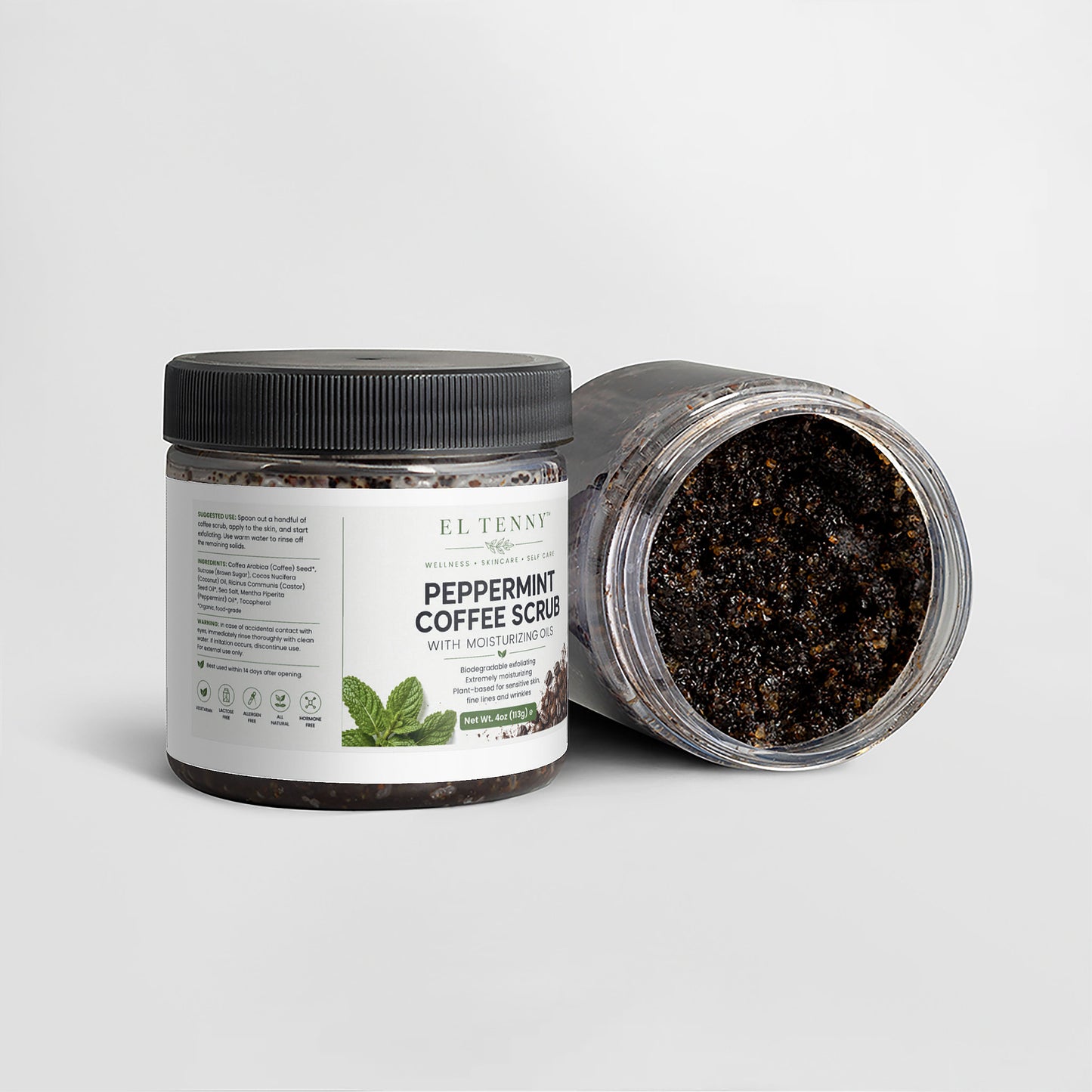 El Tenny™ Peppermint Coffee Scrub