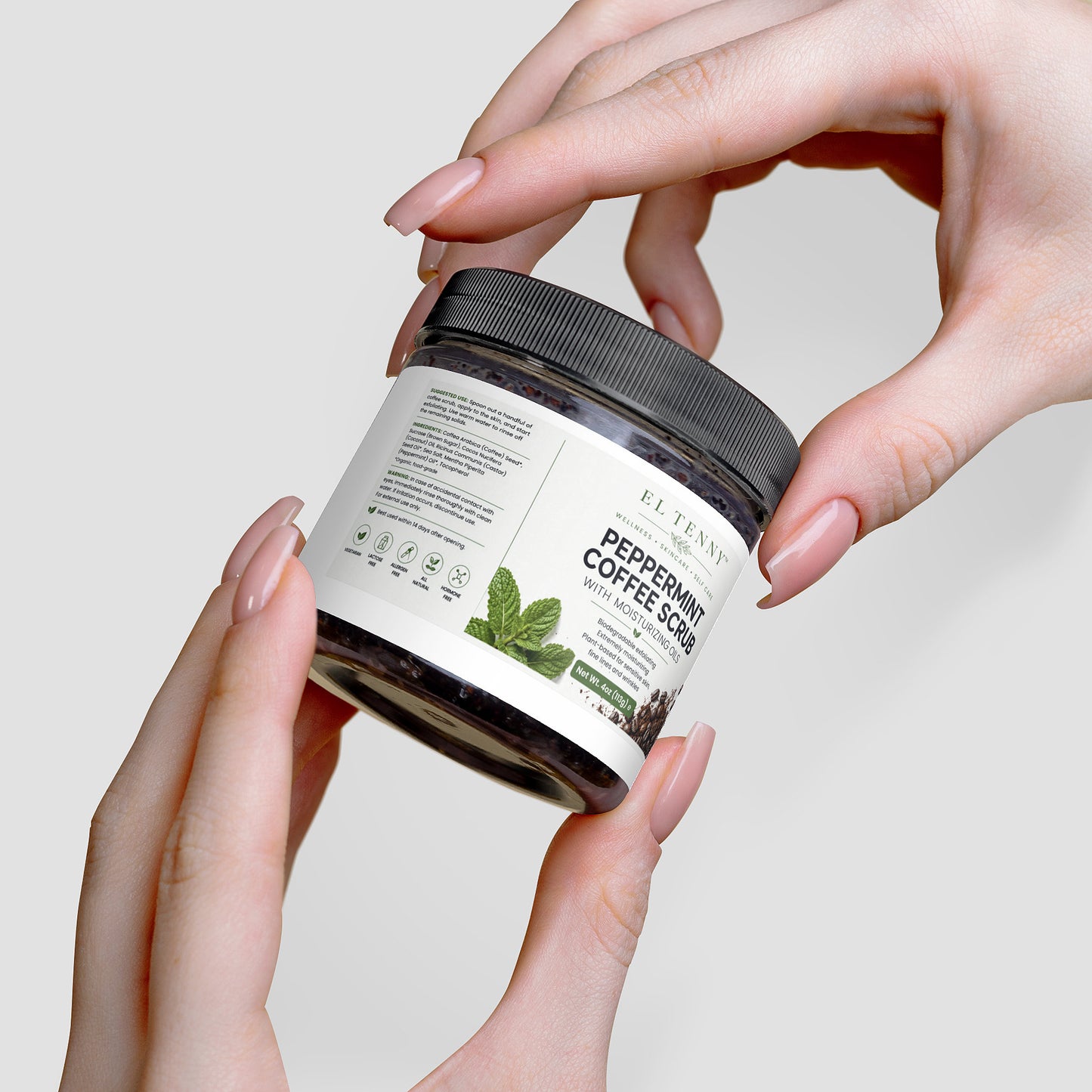 El Tenny™ Peppermint Coffee Scrub
