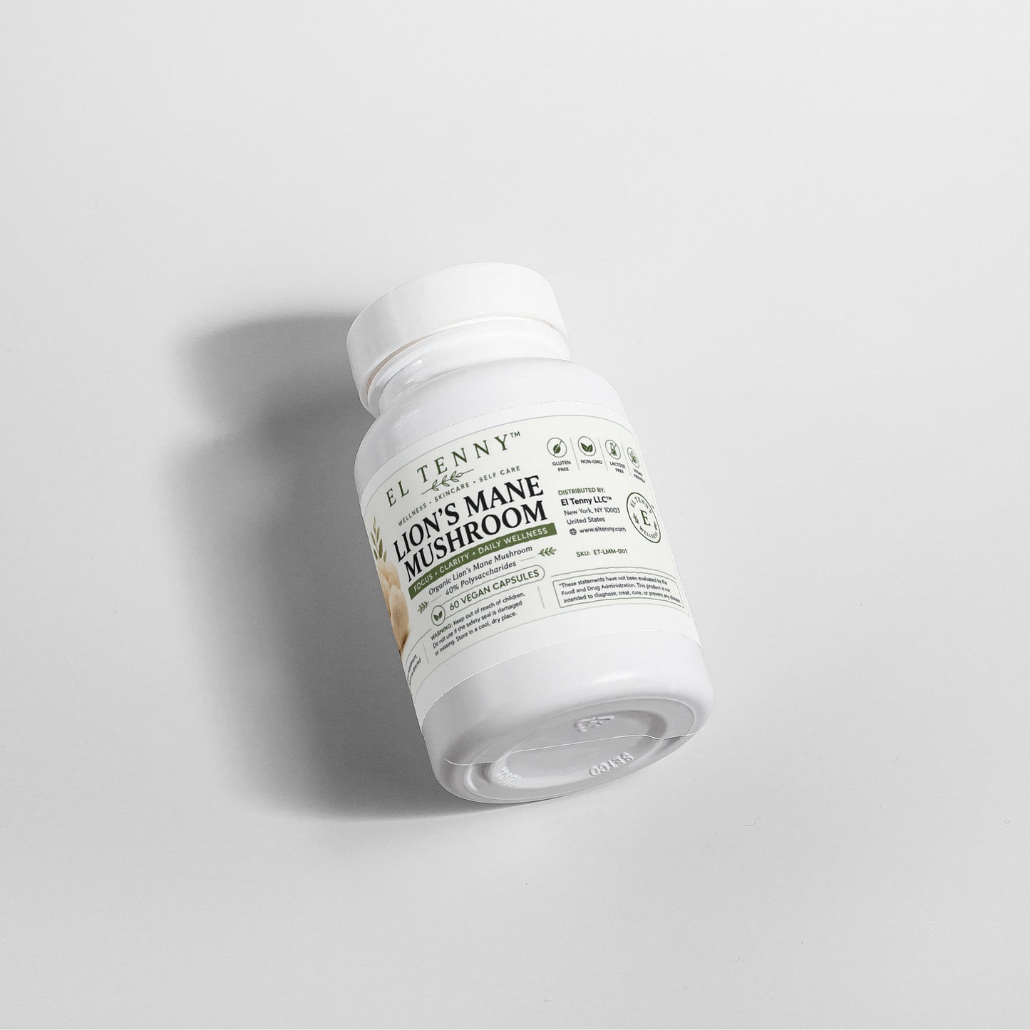 El Tenny™ Lion's Mane Mushroom Capsules