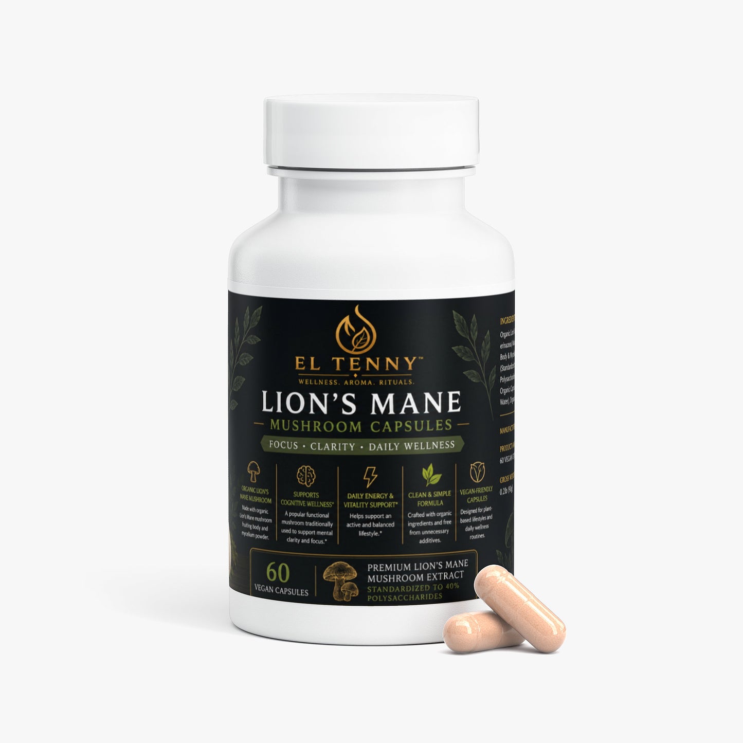 Lion's Mane Mushroom Capsules