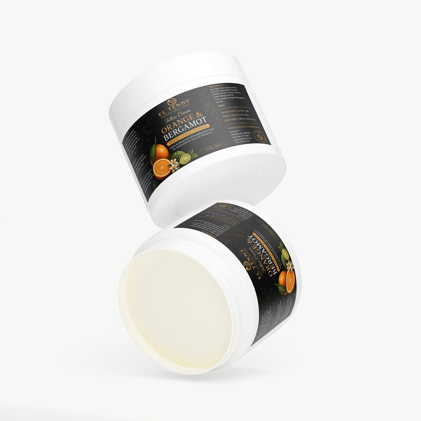 El Tenny™ Tallow Cream Orange & Bergamot