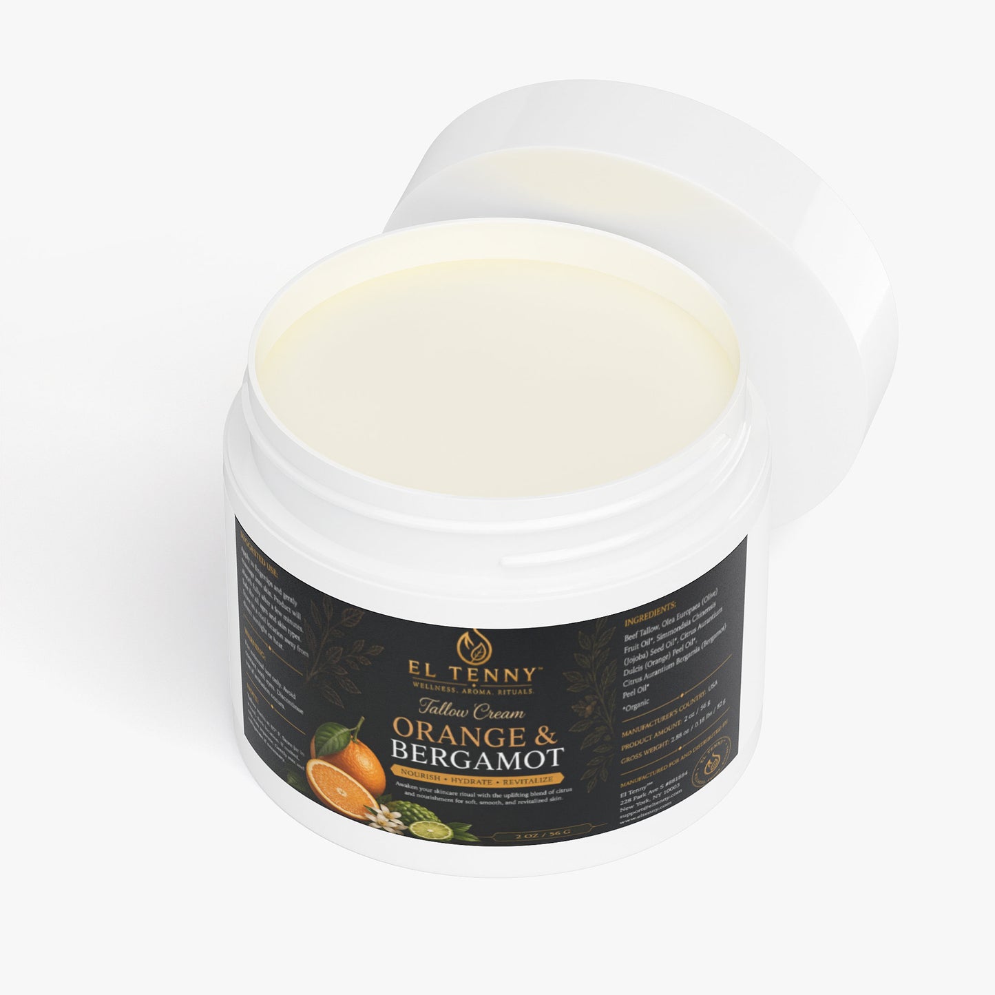 El Tenny™ Tallow Cream Orange & Bergamot