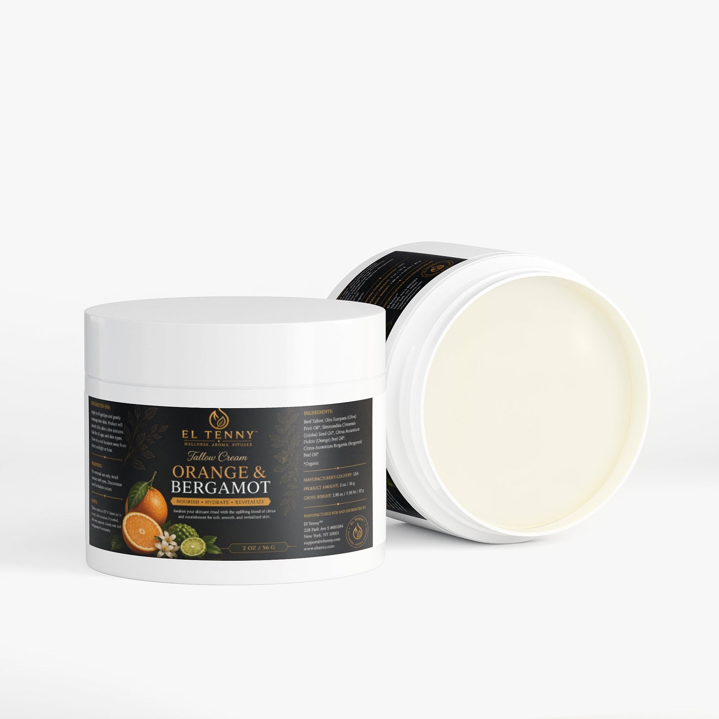 El Tenny™ Tallow Cream Orange & Bergamot