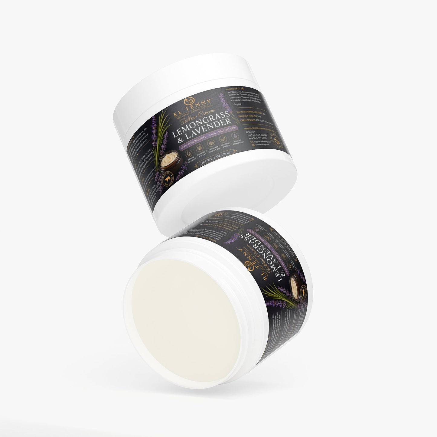 El Tenny™ Tallow Cream – Lemongrass & Lavender