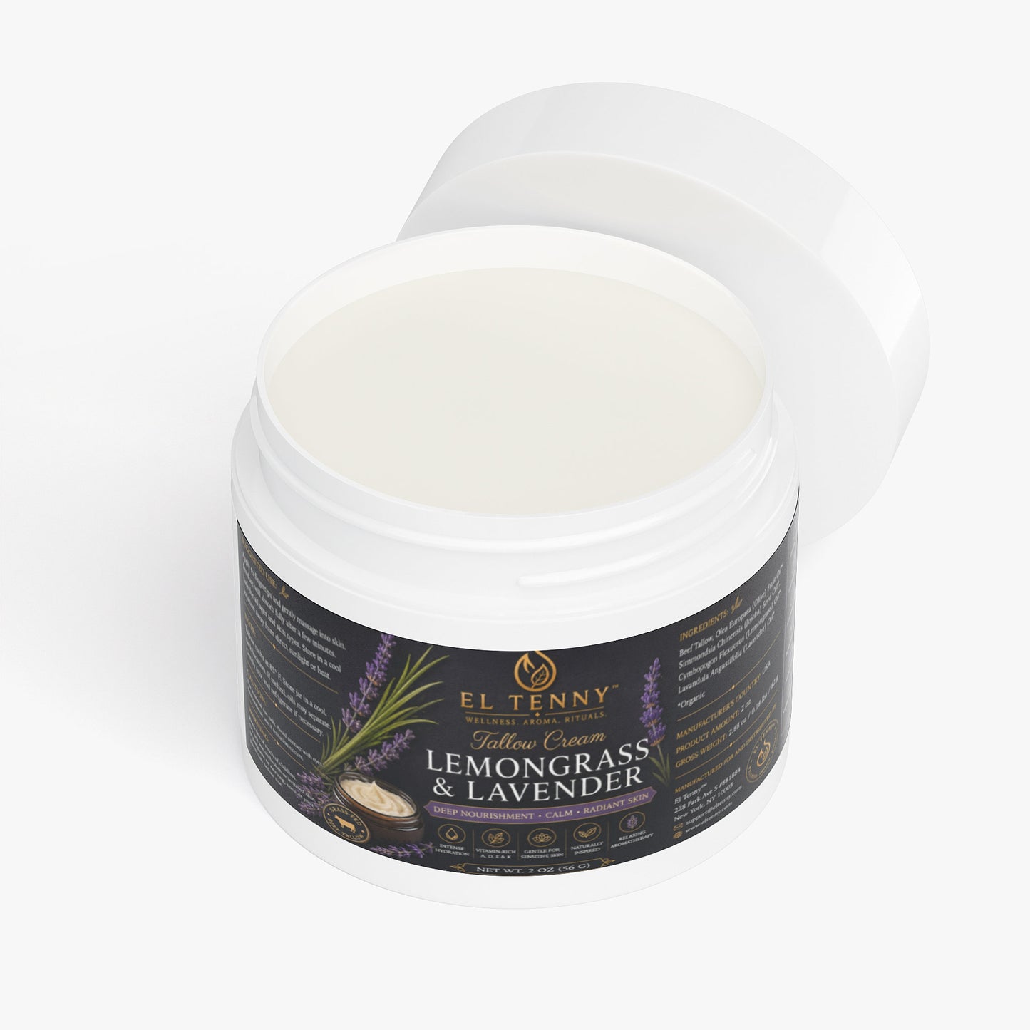 El Tenny™ Tallow Cream – Lemongrass & Lavender
