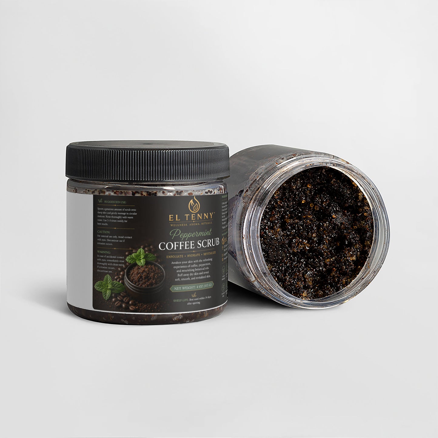 El Tenny™ Peppermint Coffee Scrub