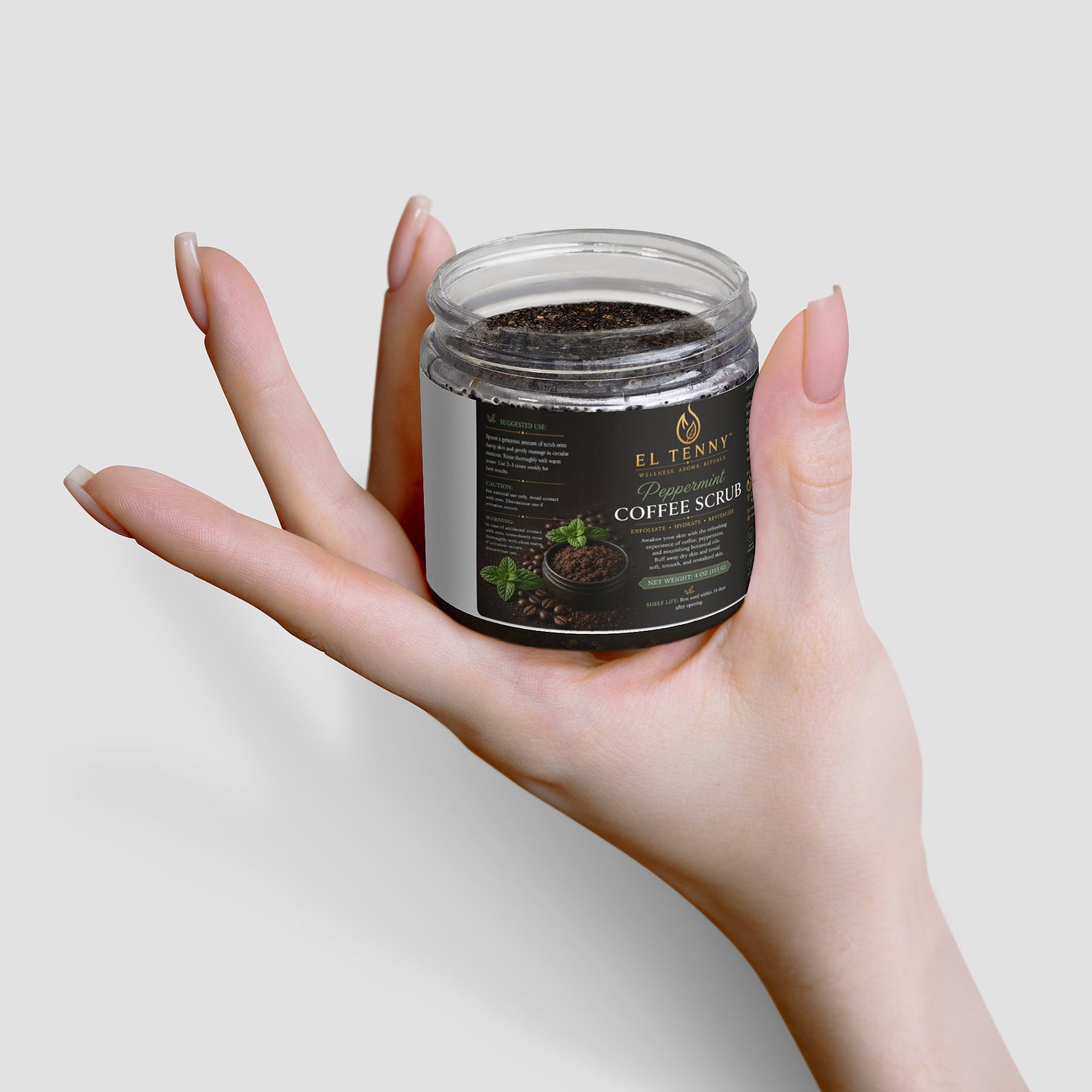 El Tenny™ Peppermint Coffee Scrub