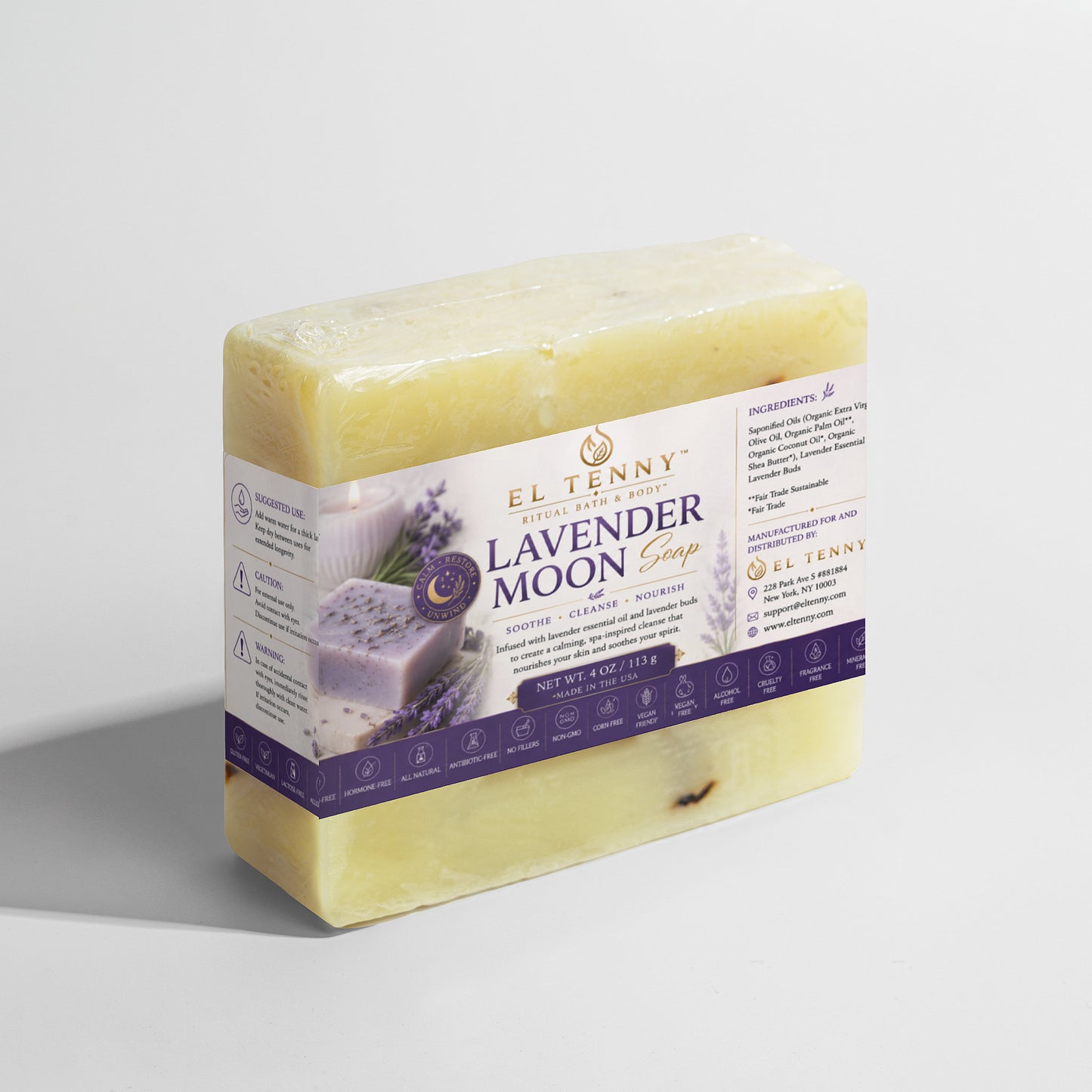 Lavender Moon Soap | Ritual Bath & Body™ by El Tenny™