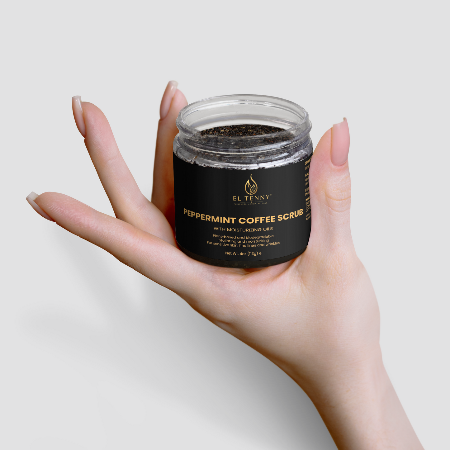 El Tenny® Peppermint Coffee Scrub