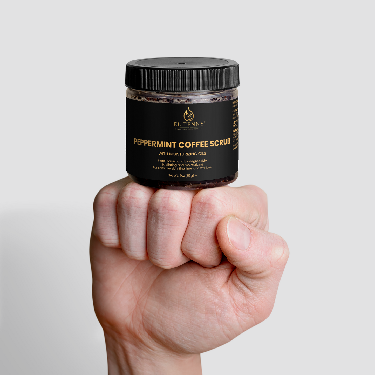 El Tenny® Peppermint Coffee Scrub
