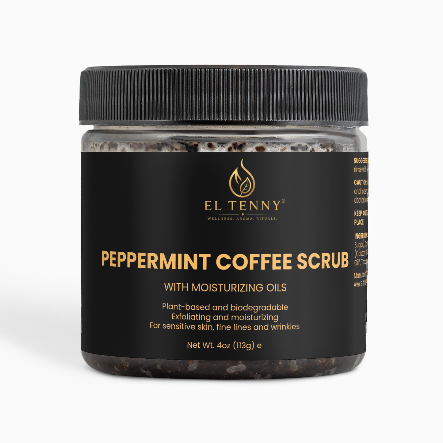 El Tenny® Peppermint Coffee Scrub