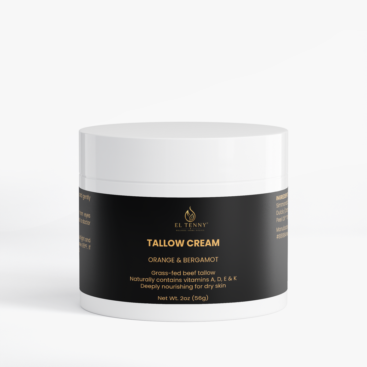 El Tenny® Tallow Cream Orange & Bergamot