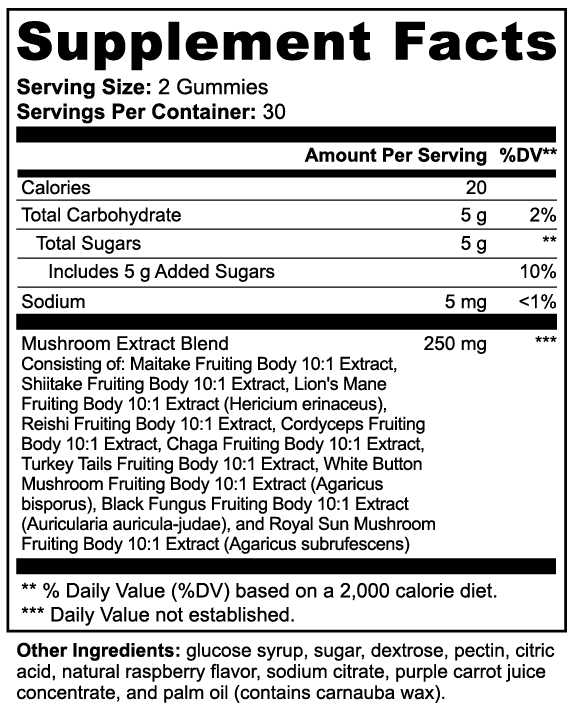 El Tenny™ Mushroom Extract Complex Gummies