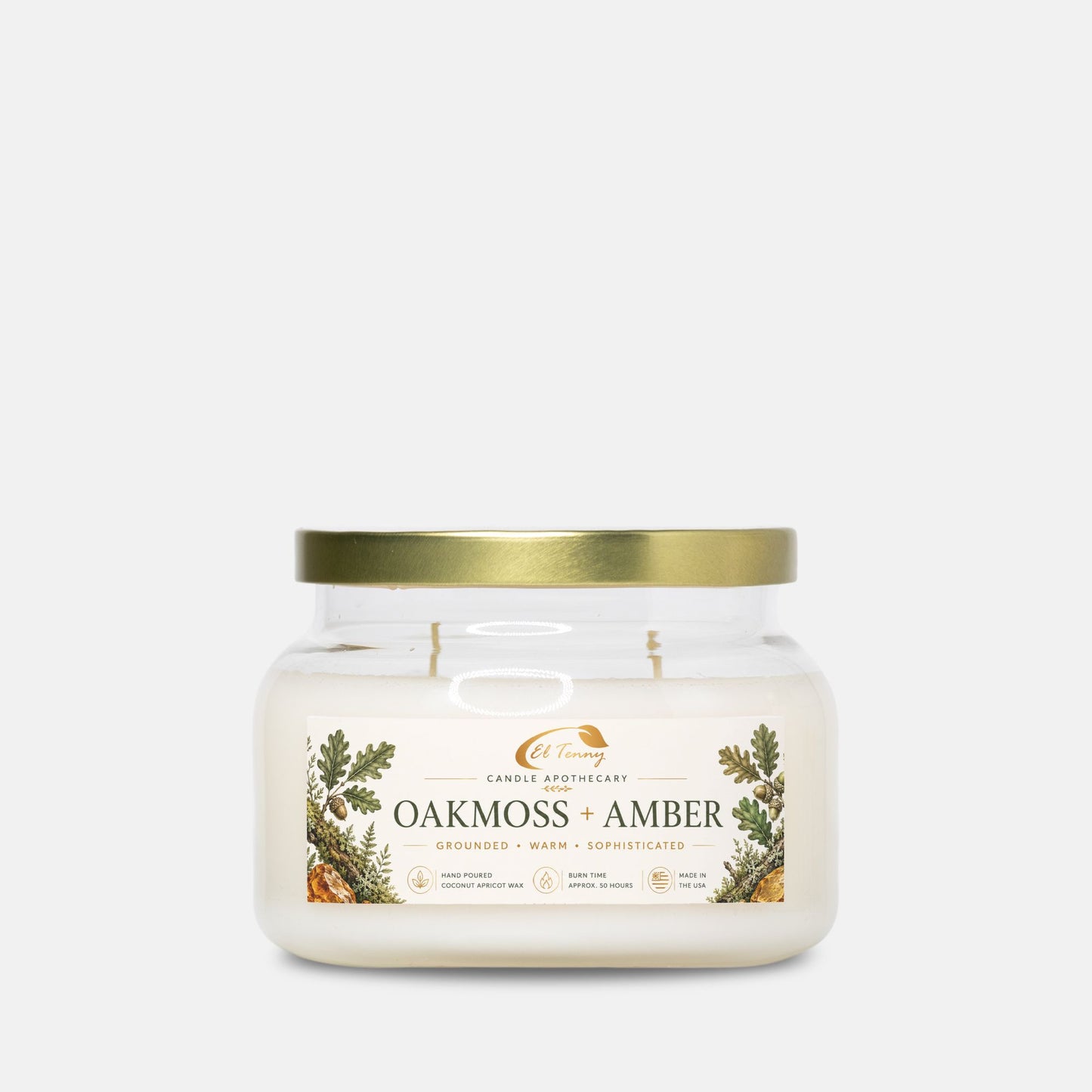 El Tenny™ Oakmoss + Amber Apothecary Candle