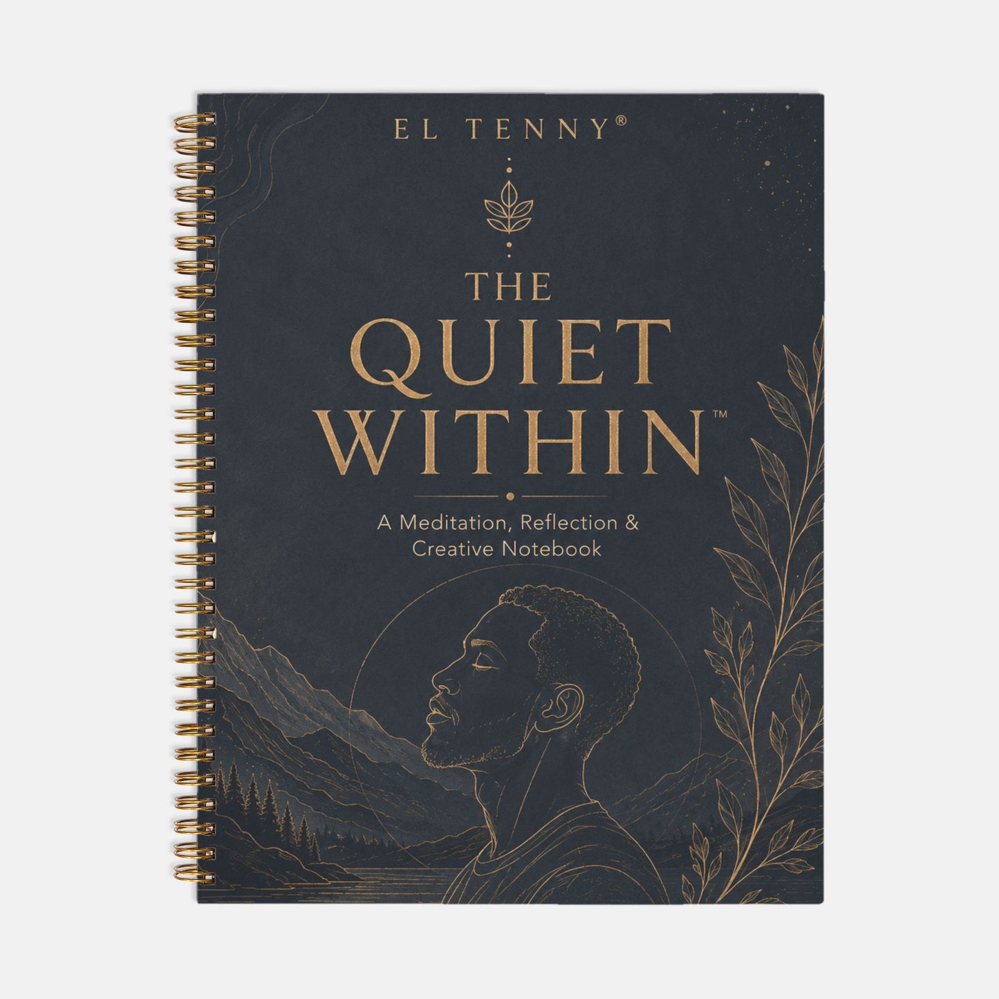 The Quiet Within™ Meditation, Reflection & Creative Notebook ~ Hardcover Spiral, 8.5 × 11