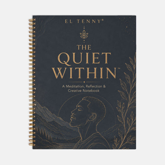 The Quiet Within™ Meditation, Reflection & Creative Notebook ~ Hardcover Spiral, 8.5 × 11