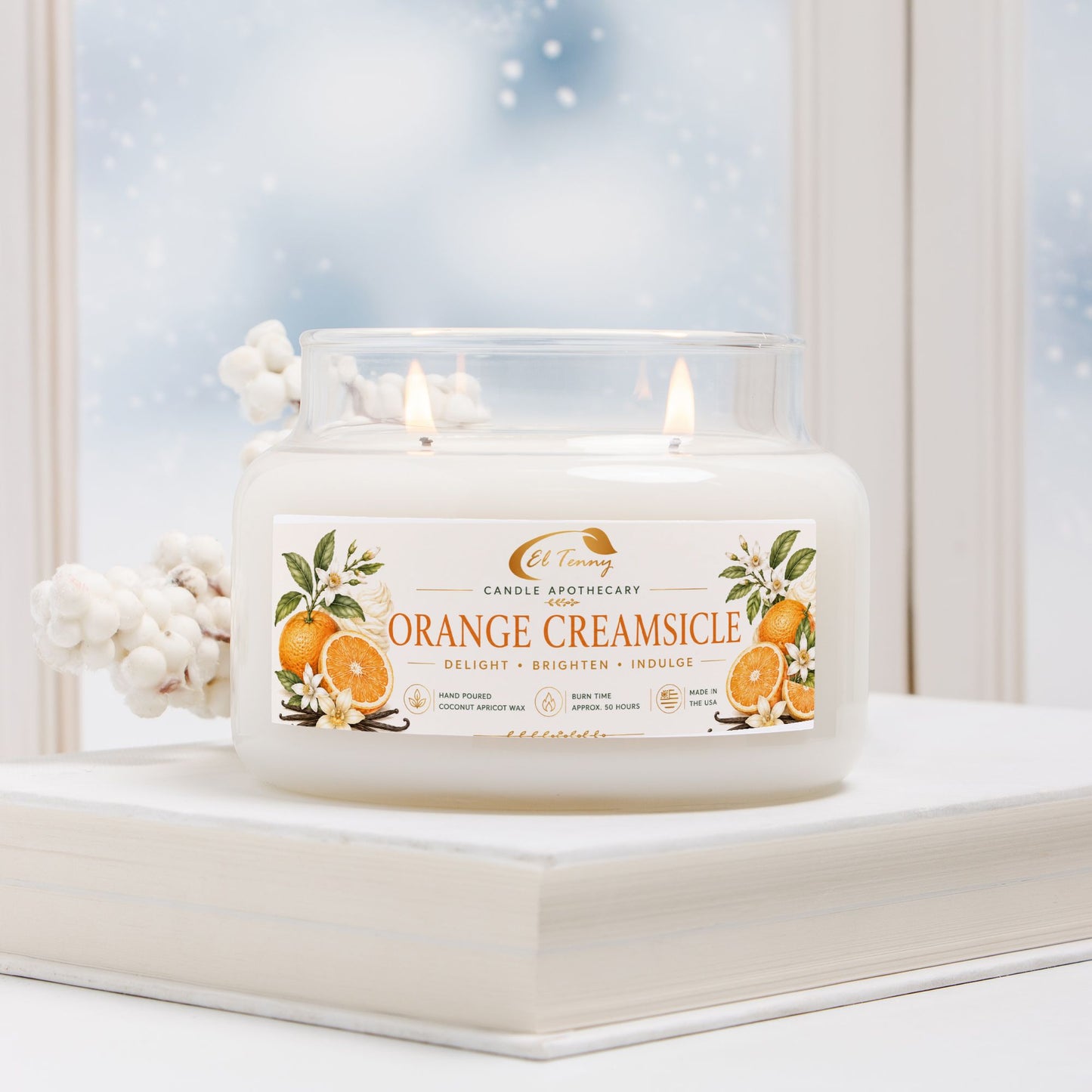 El Tenny™ Orange Creamsicle Apothecary Candle