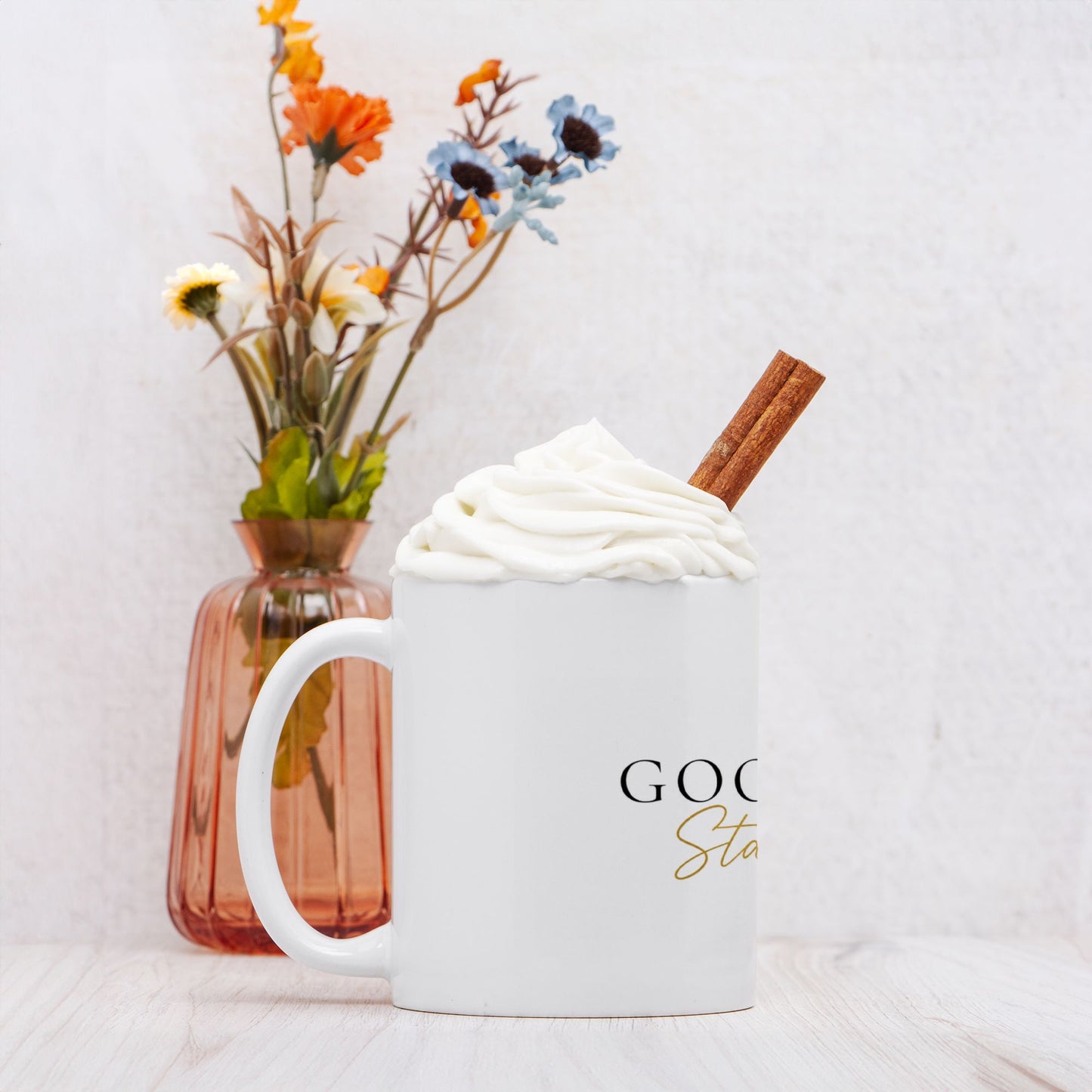 Good Days Start Here.® White Ritual Mug