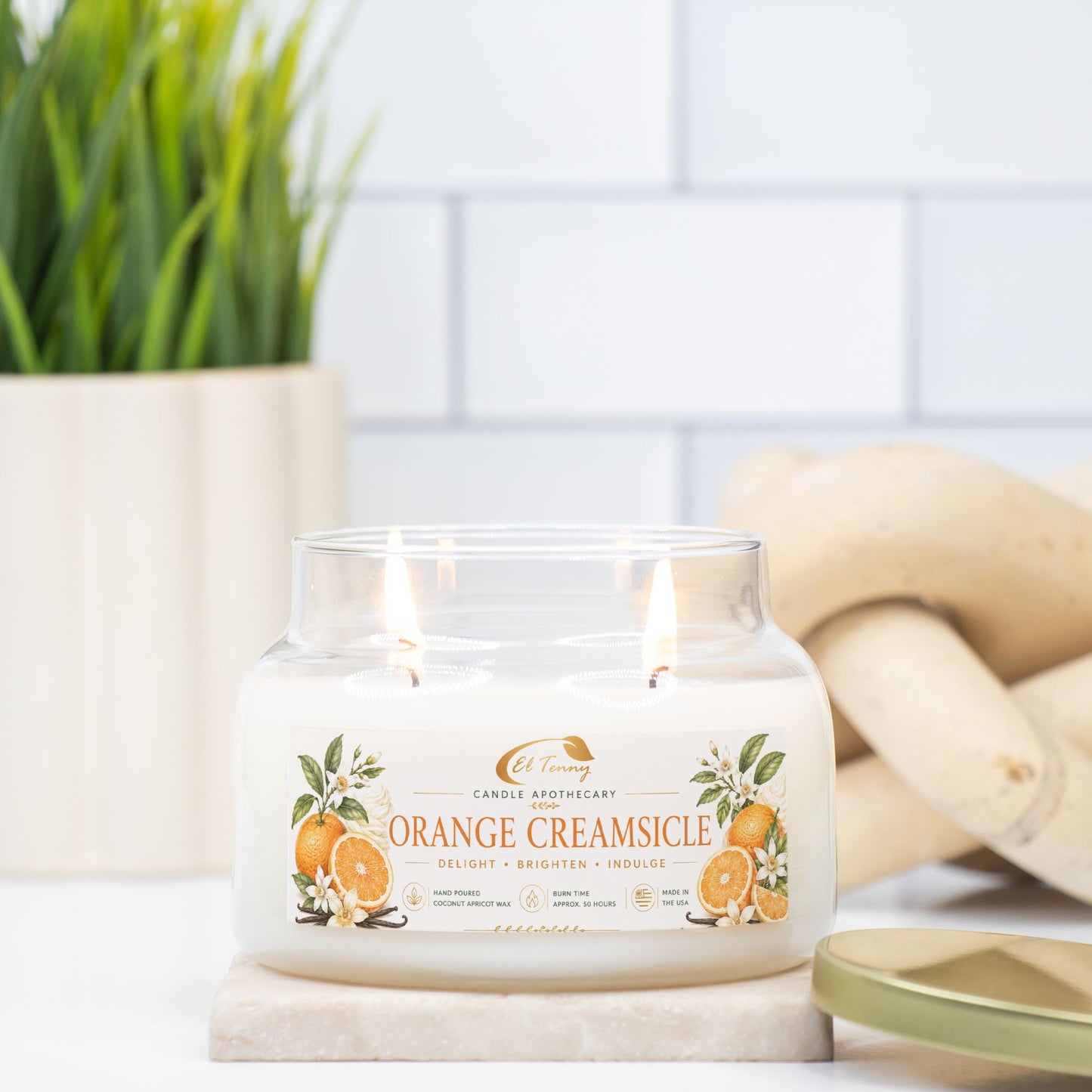 El Tenny™ Orange Creamsicle Apothecary Candle