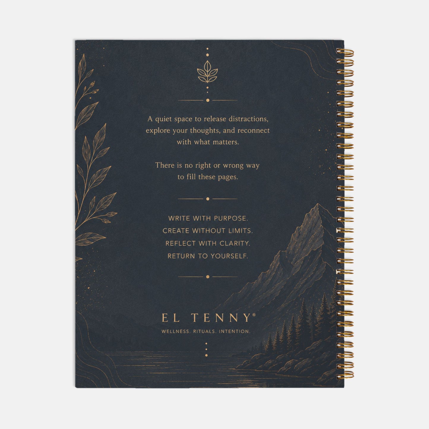 The Quiet Within™ Meditation, Reflection & Creative Notebook ~ Hardcover Spiral, 8.5 × 11