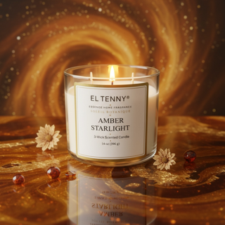 Amber Starlight Candle | Soleil Botanique Collection
