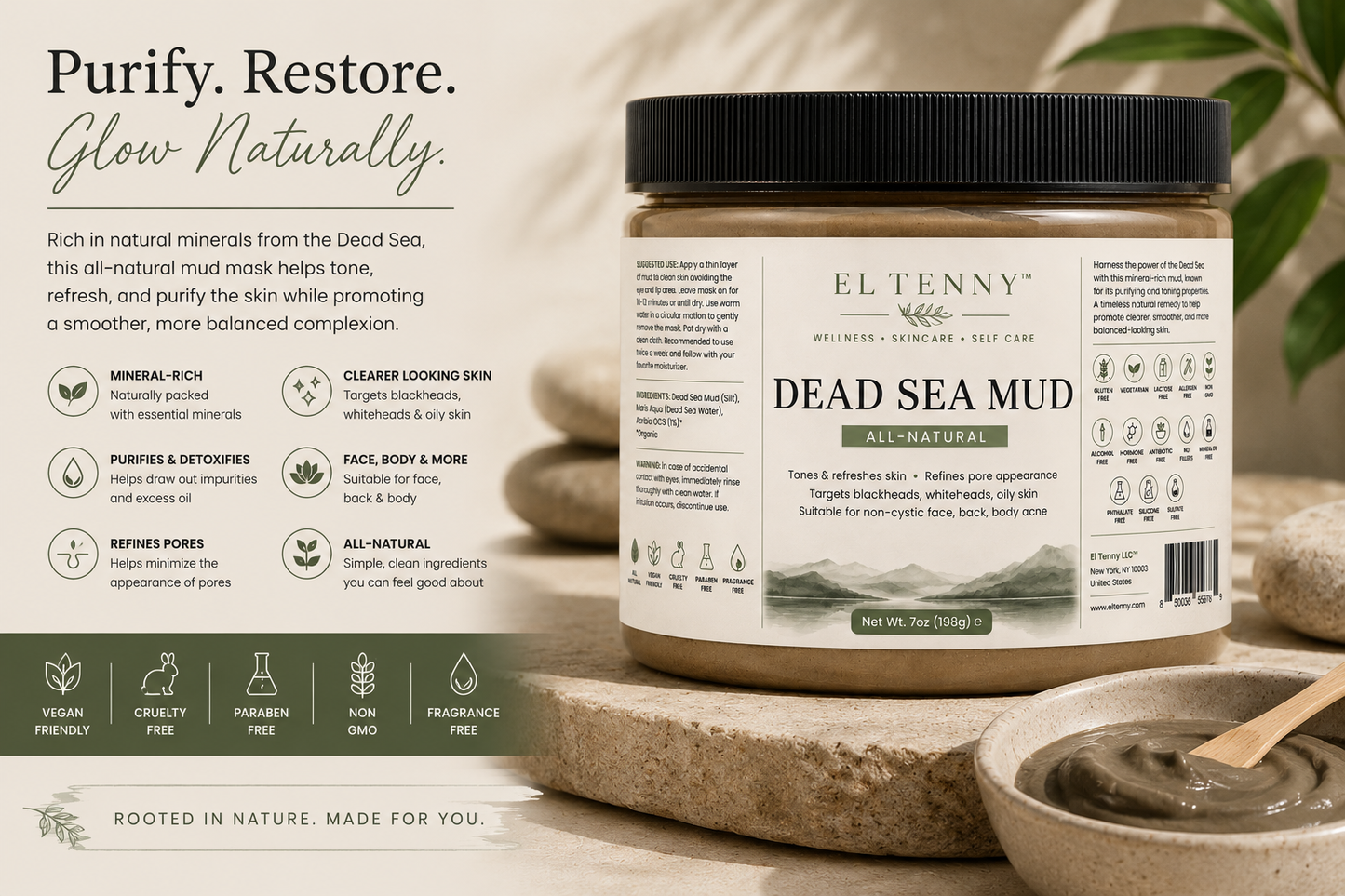 El Tenny™ Dead Sea Mud Mask