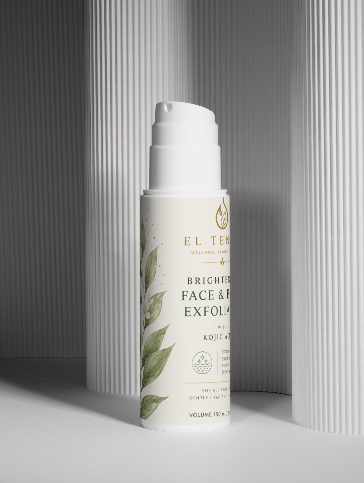 Brightening Face & Body Exfoliator with Kojic Acid
