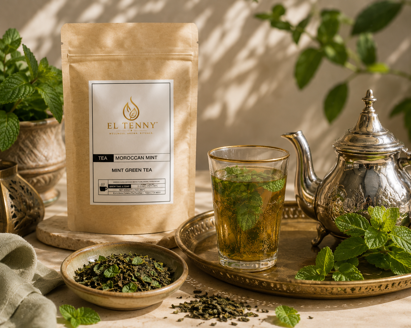 Moroccan Mint Tea | El Tenny