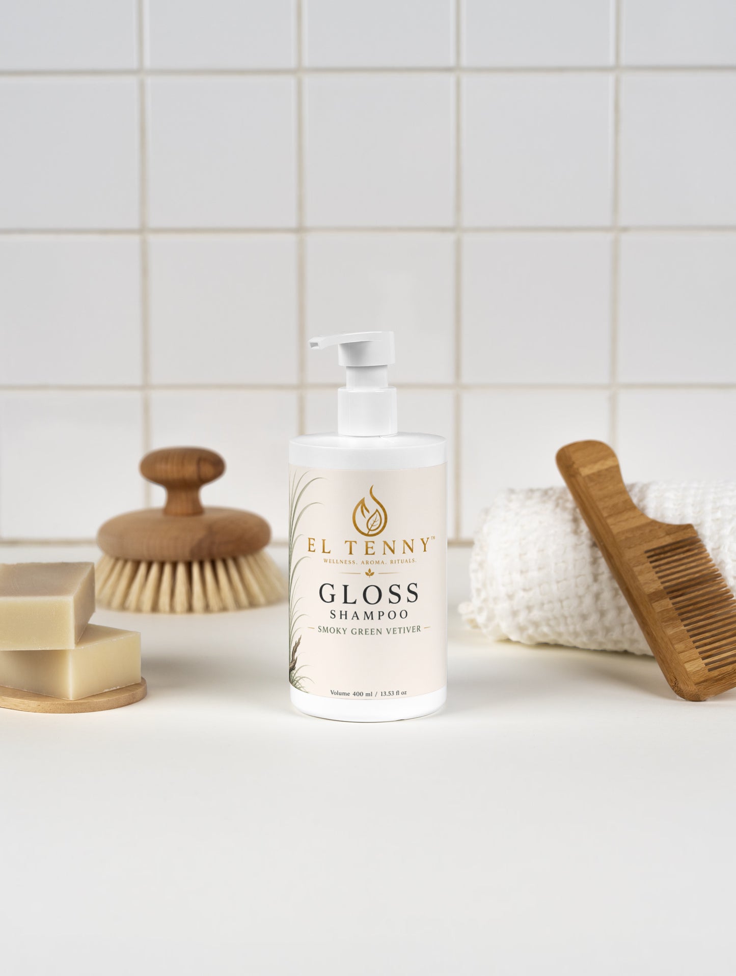 Gloss Shampoo – Smoky Green Vetiver