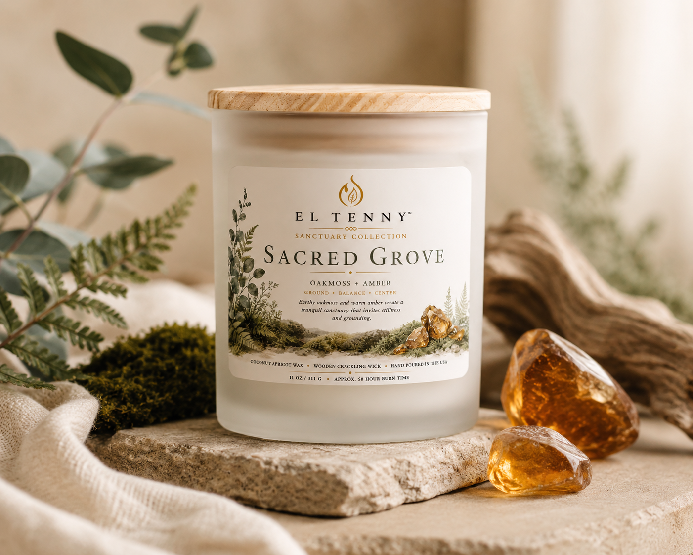 El Tenny™ Sanctuary Collection – Sacred Grove Candle
