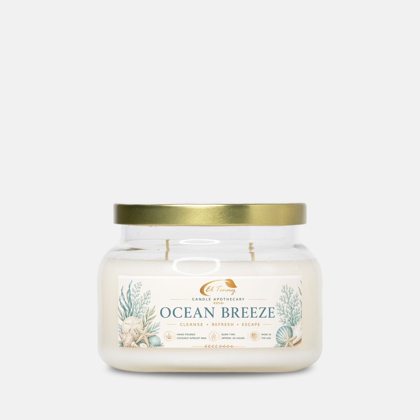 El Tenny™ Ocean Breeze Apothecary Candle