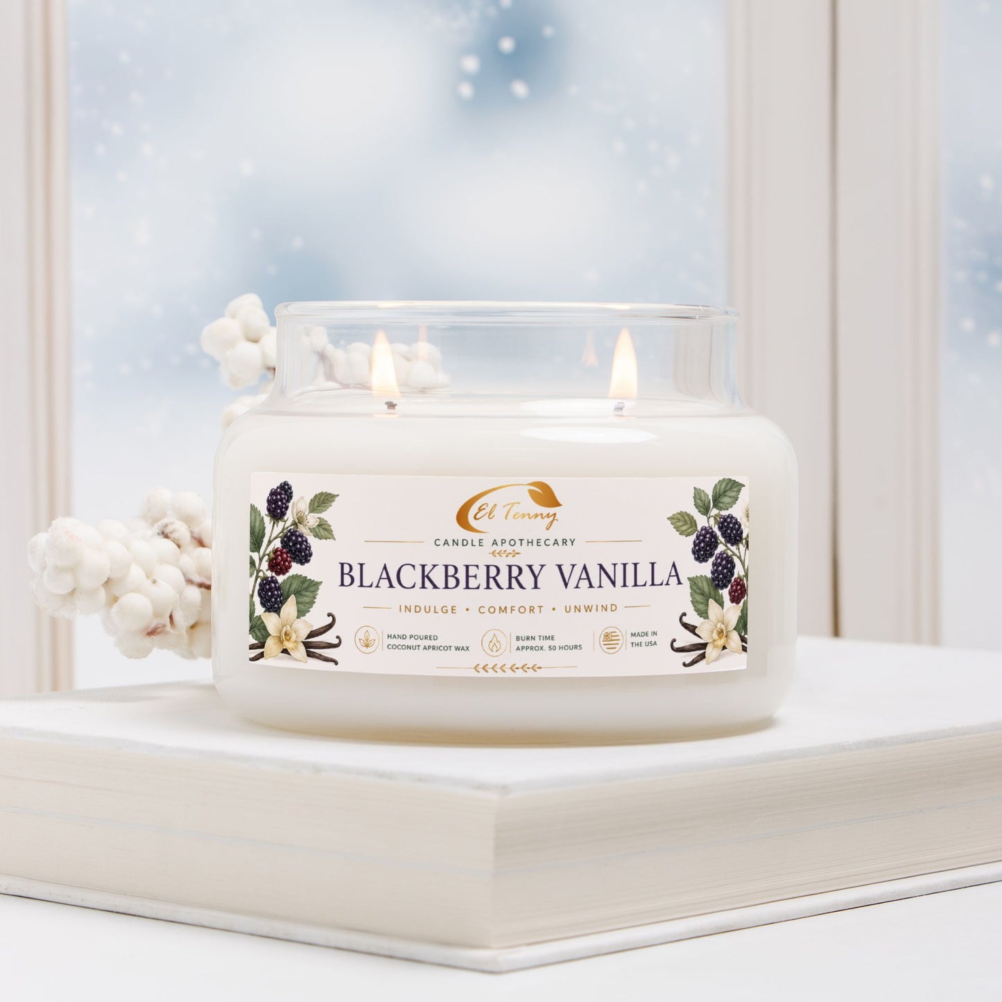 El Tenny™ Blackberry Vanilla Apothecary Candle
