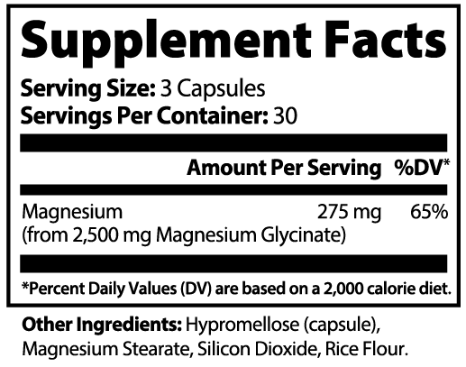 El Tenny™ Magnesium Glycinate Capsules