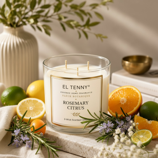 Rosemary Citrus Candle | Fleur Botanique Collection