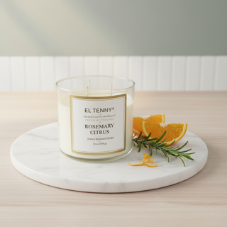 Rosemary Citrus Candle | Fleur Botanique Collection