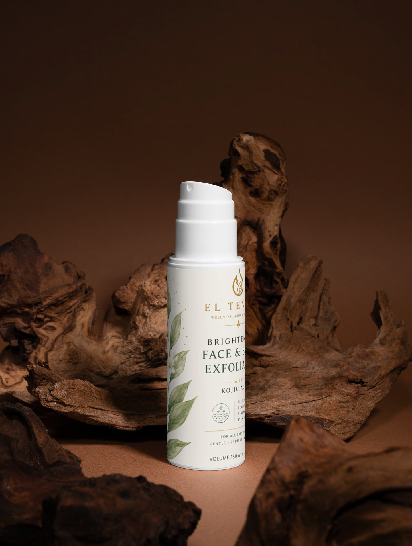 Brightening Face & Body Exfoliator with Kojic Acid